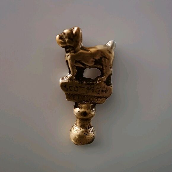 Other - Vintage Brass Tamper With Scottish Terrier Made In England